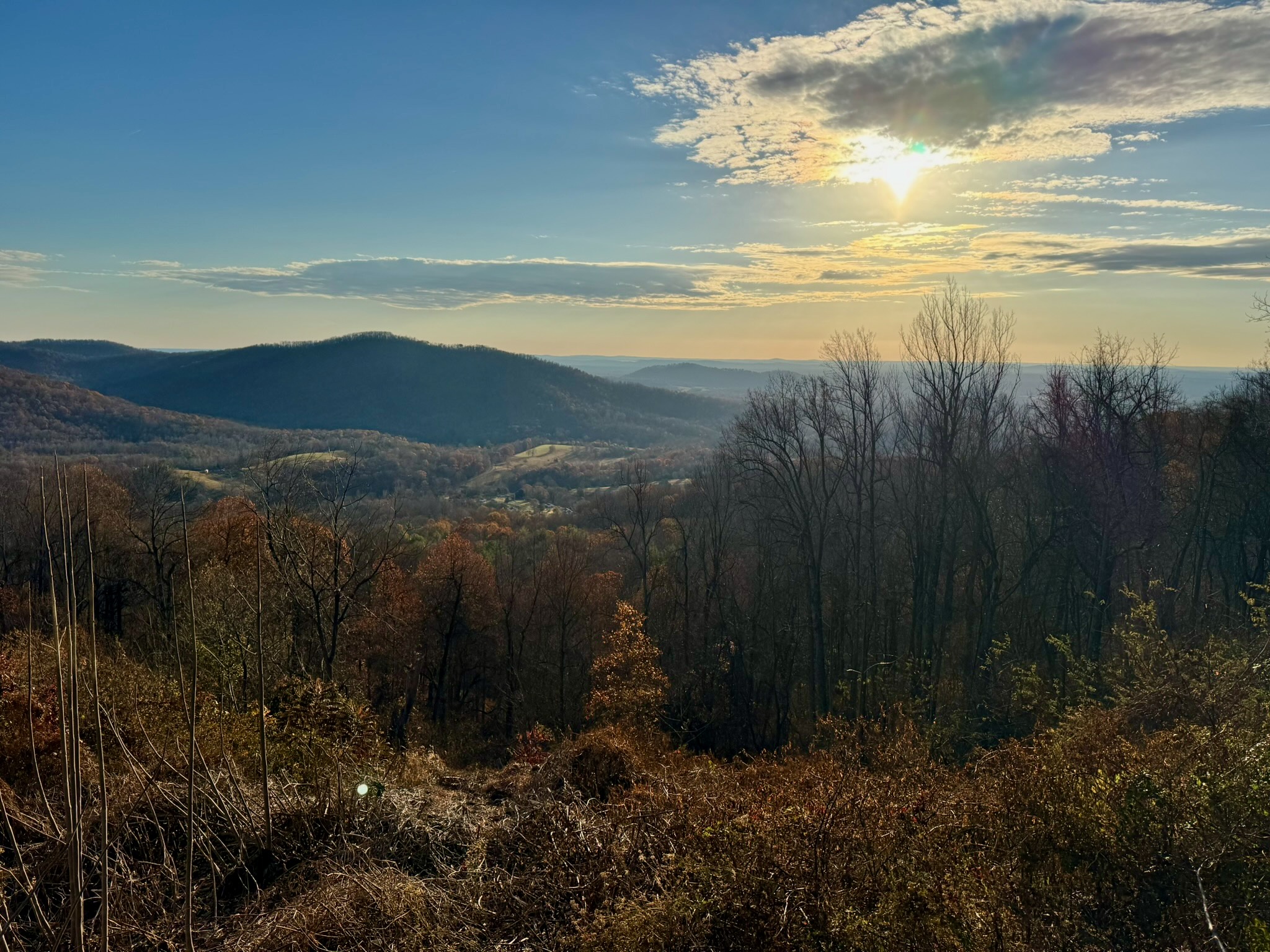Blue Ridge mountain landscape
