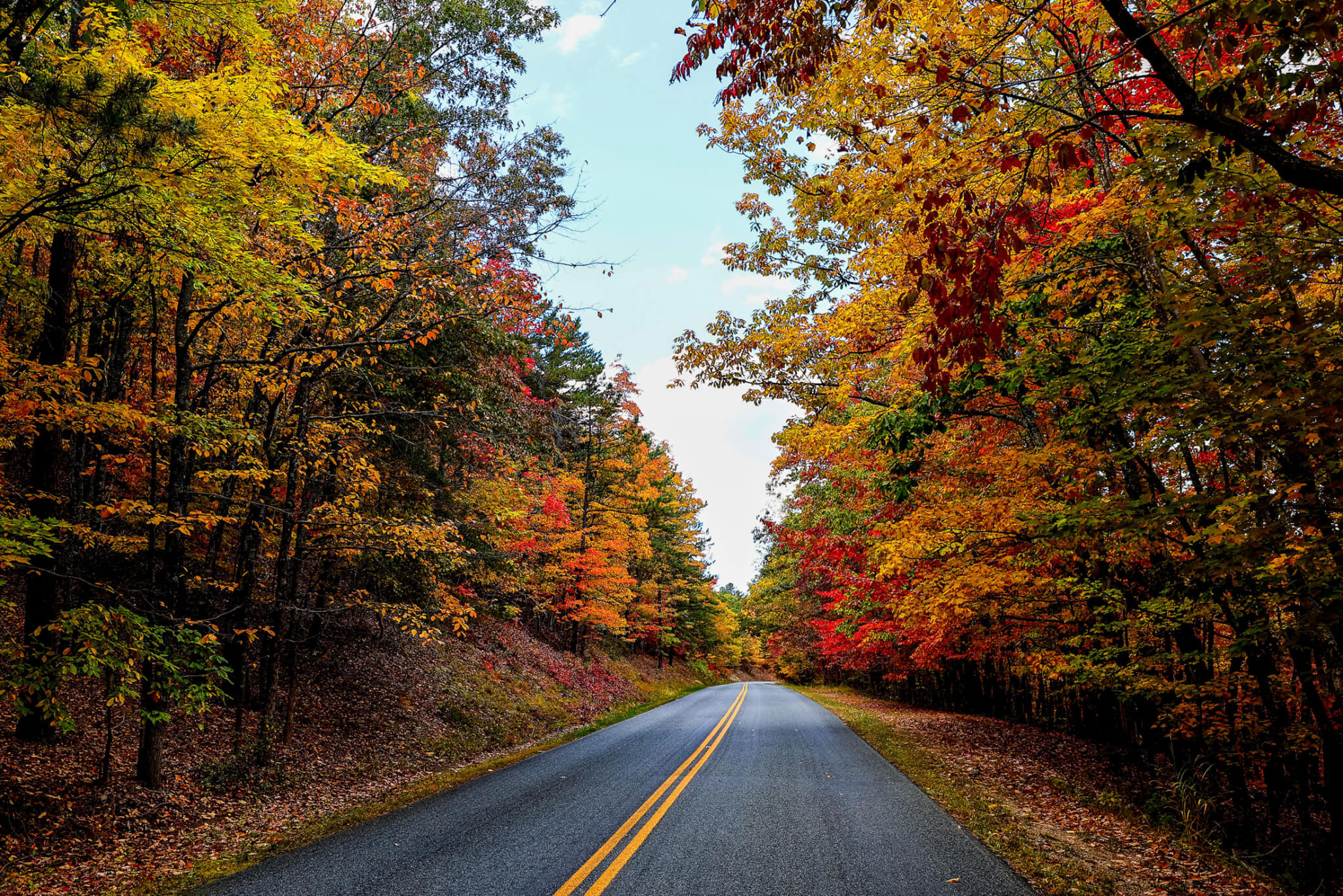 Blue Ridge Parkway in autumn